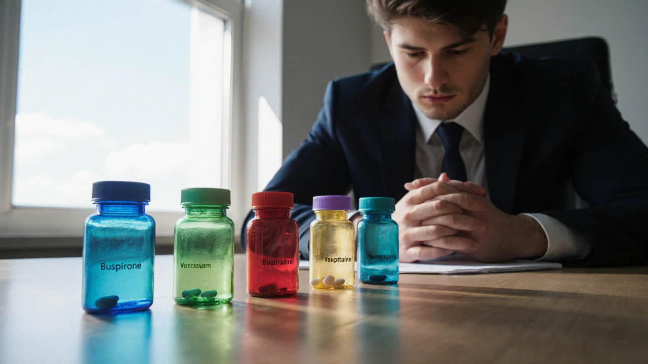 Buspirone vs. Other Anxiety Medicines: A Straight‑Forward Comparison