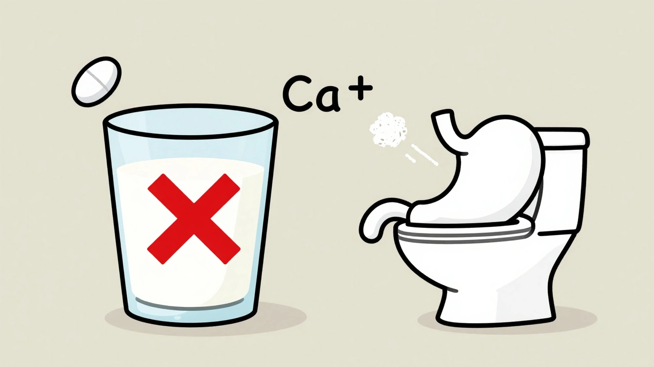 Dairy Products and Antibiotic Absorption: Timing Matters