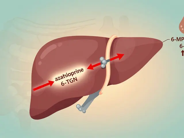 Azathioprine and Allopurinol: How Low-Dose Combination Therapy Prevents Toxic Metabolite Buildup
