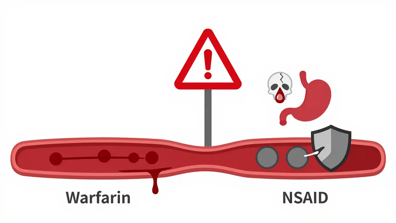 Warfarin and NSAIDs: Why Combining Them Doubles Your Bleeding Risk