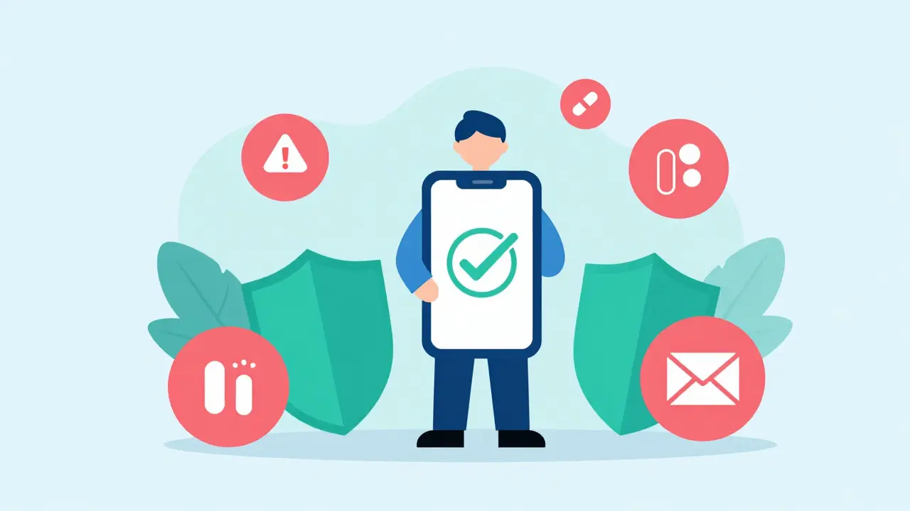 Iconography of safe online pharmacy verification