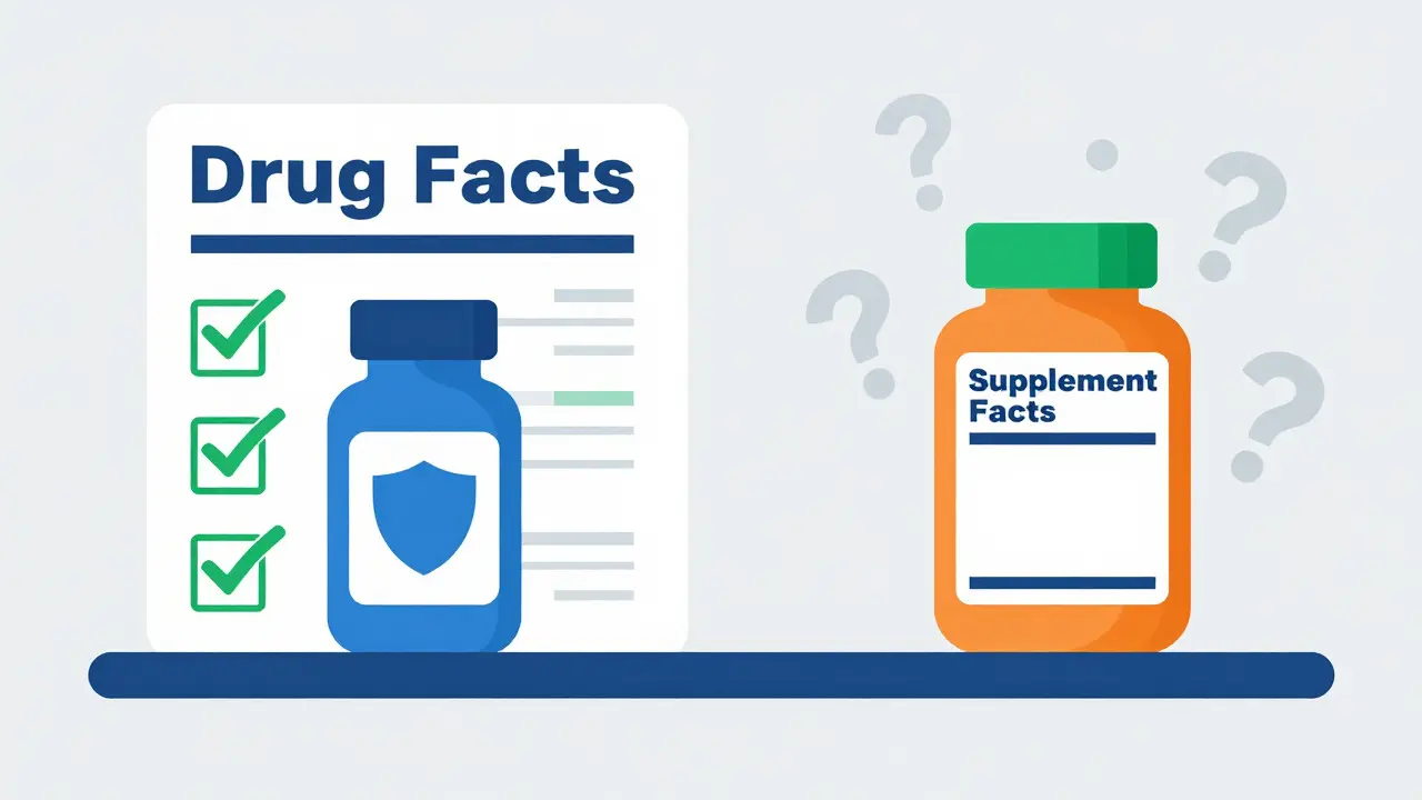 OTC Vitamins vs. Medications: What the Drug Facts Label Hides